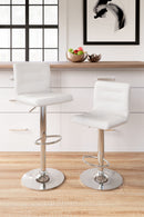 Pollzen - Stone - Bar Height Bar Stool (set Of 2)-Washburn's Home Furnishings