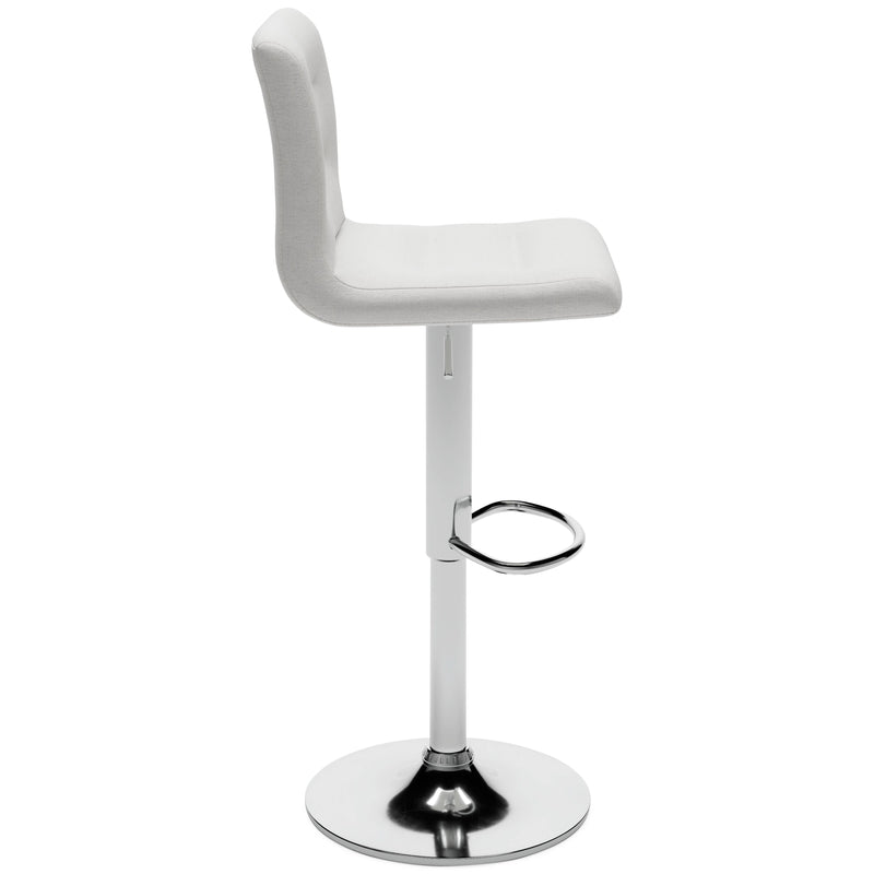 Pollzen - Stone - Tall Uph Swivel Barstool(2/cn)-Washburn's Home Furnishings