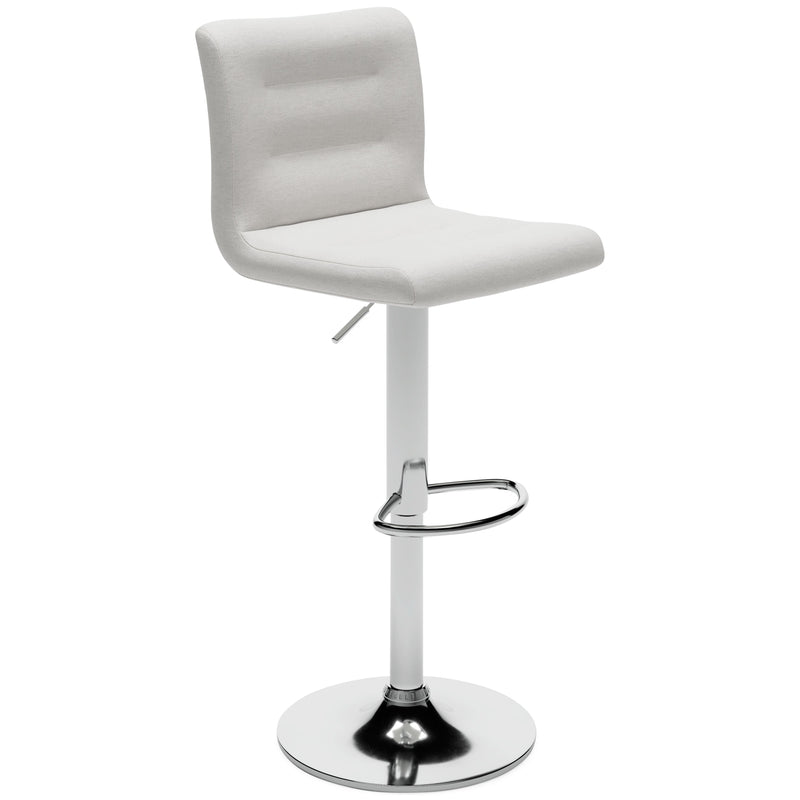 Pollzen - Stone - Tall Uph Swivel Barstool(2/cn)-Washburn's Home Furnishings