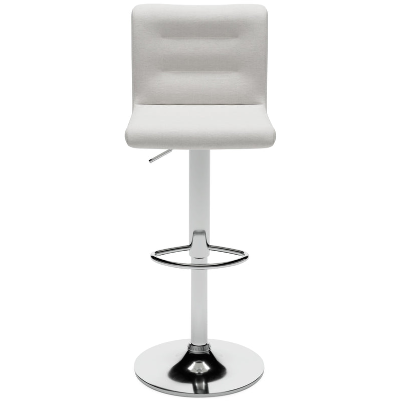 Pollzen - Stone - Tall Uph Swivel Barstool(2/cn)-Washburn's Home Furnishings