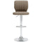 Pollzen - Taupe - Bar Height Bar Stool (set Of 2)-Washburn's Home Furnishings