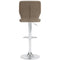 Pollzen - Taupe - Bar Height Bar Stool (set Of 2)-Washburn's Home Furnishings