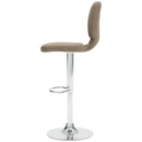 Pollzen - Taupe - Tall Uph Swivel Barstool(2/cn)-Washburn's Home Furnishings