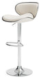 Pollzen - White - Tall Uph Swivel Barstool(2/cn)-Washburn's Home Furnishings