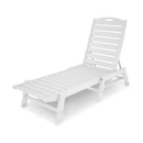 Polywood Nautical Chaise Lounge Chair-Washburn's Home Furnishings-Washburn's Home Furnishings