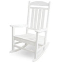 Polywood Presidential Rocker in White-Washburn's Home Furnishings