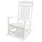 Polywood Presidential Rocker in White-Washburn's Home Furnishings