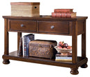 Porter - Rustic Brown - Console Sofa Table-Washburn's Home Furnishings