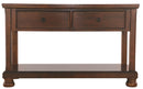 Porter - Rustic Brown - Console Sofa Table-Washburn's Home Furnishings