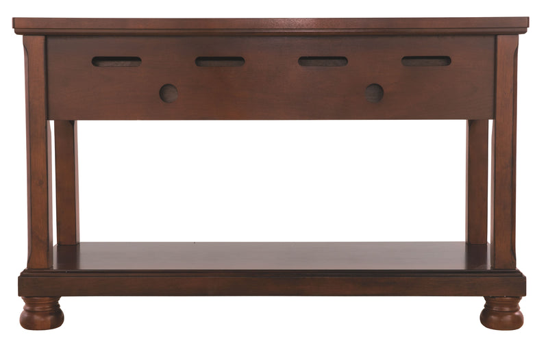 Porter - Rustic Brown - Console Sofa Table-Washburn's Home Furnishings