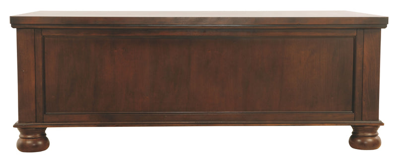 Porter - Rustic Brown - Rectangular Cocktail Table-Washburn's Home Furnishings