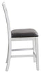 Postenbrook - White/brown - Counter Height Bar Stool (set Of 2)-Washburn's Home Furnishings