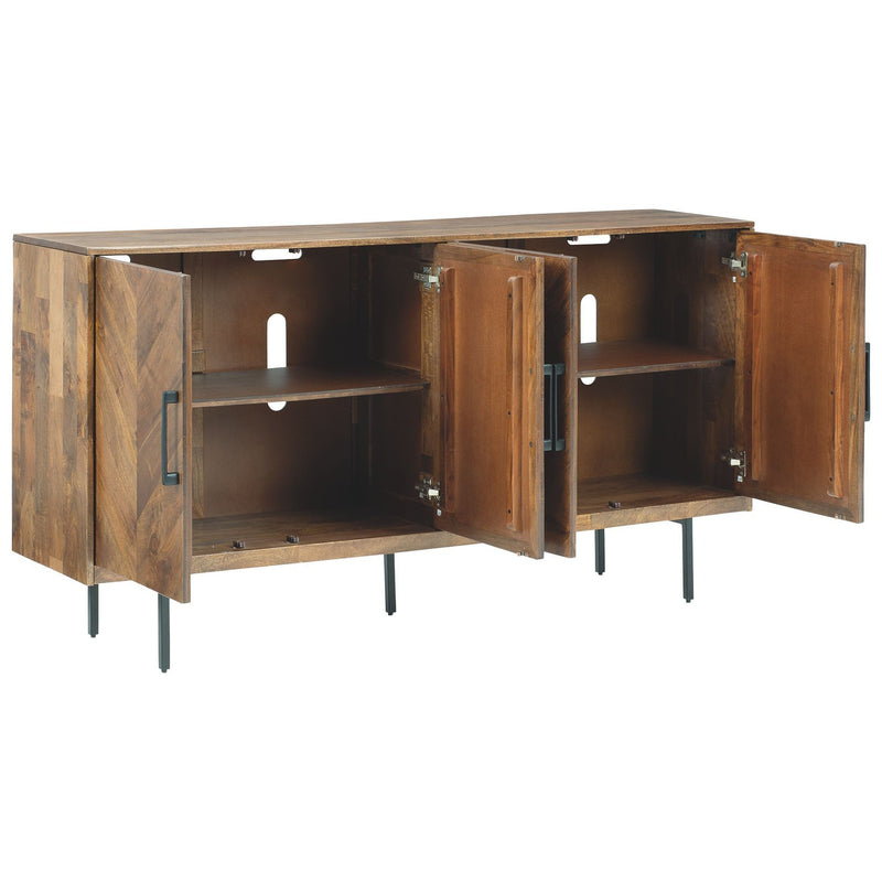 Prattville - Brown - Accent Cabinet-Washburn's Home Furnishings