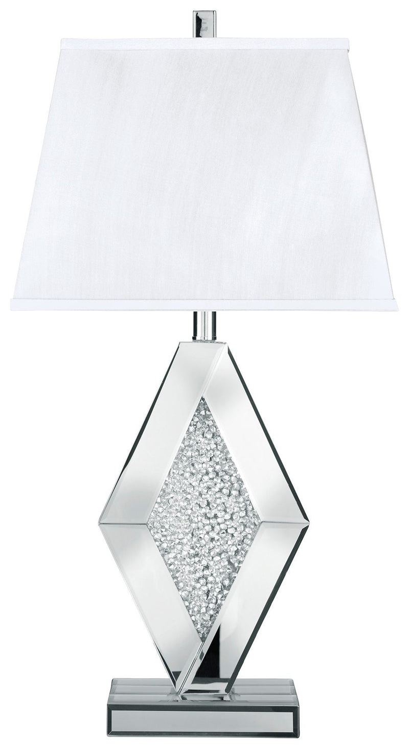 Prunella - Silver Finish - Mirror Table Lamp (1/cn)-Washburn's Home Furnishings