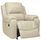 Rackingburg - Cream - Rocker Recliner-Washburn's Home Furnishings