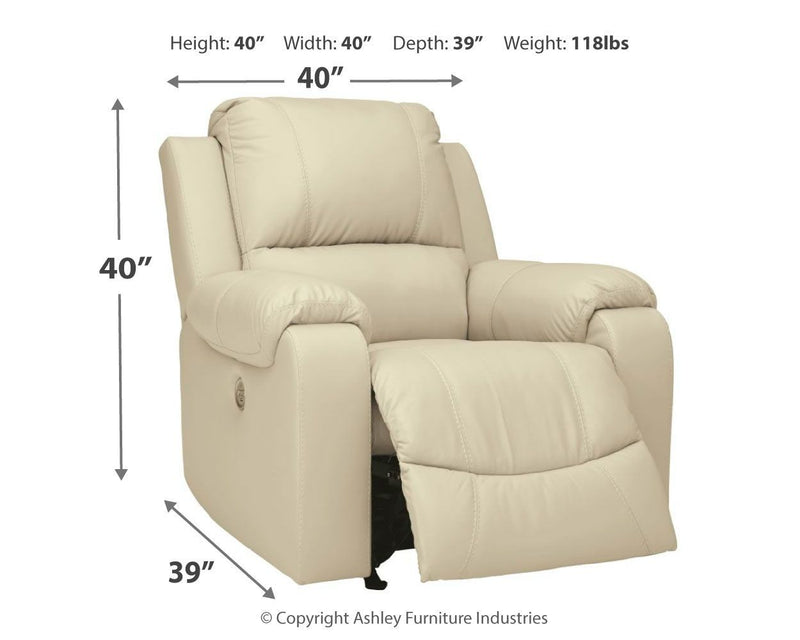 Rackingburg - Cream - Rocker Recliner-Washburn's Home Furnishings