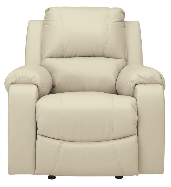 Rackingburg - Cream - Rocker Recliner-Washburn's Home Furnishings