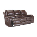 Rackingburg - Mahogany - Reclining Sofa-Washburn's Home Furnishings