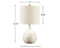 Rainermen - Off White - Ceramic Table Lamp (1/cn)-Washburn's Home Furnishings