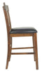 Ralene - Medium Brown - Upholstered Barstool (2/cn)-Washburn's Home Furnishings