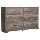 Ralinksi - Gray - Six Drawer Dresser-Washburn's Home Furnishings