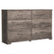 Ralinksi - Gray - Six Drawer Dresser-Washburn's Home Furnishings