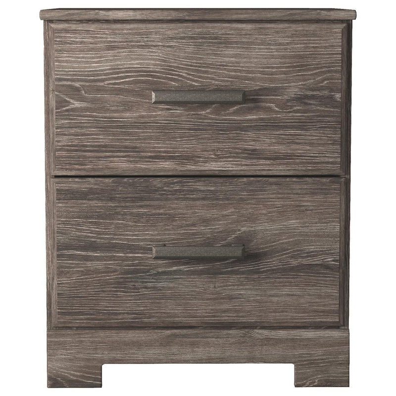 Ralinksi - Gray - Two Drawer Night Stand-Washburn's Home Furnishings