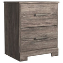 Ralinksi - Gray - Two Drawer Night Stand-Washburn's Home Furnishings