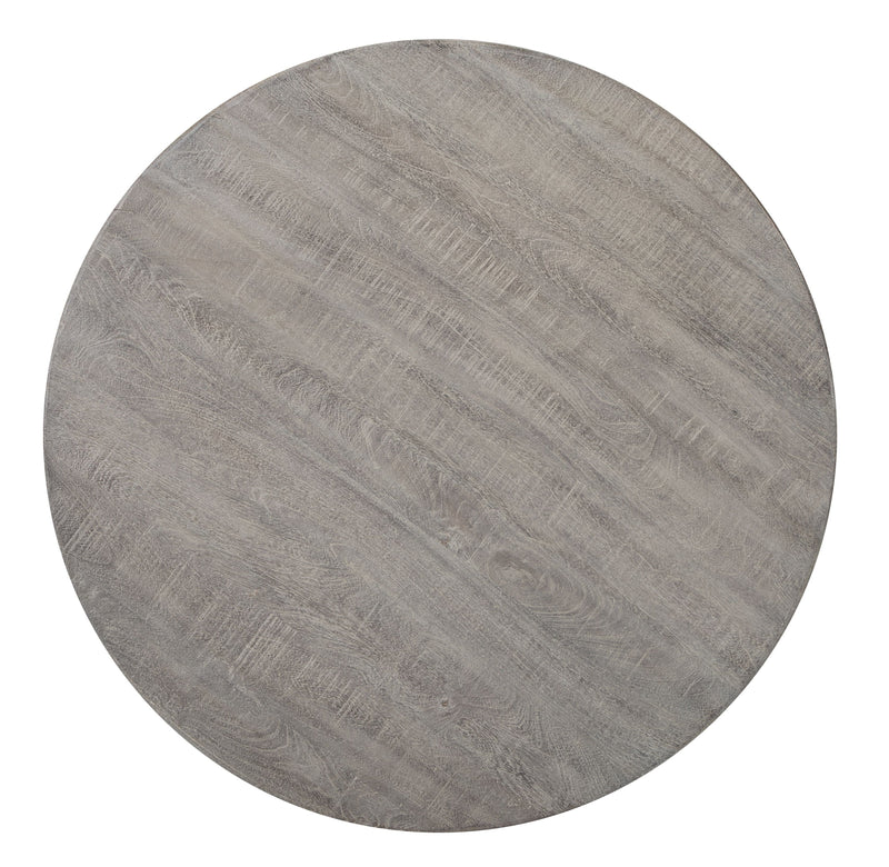 Rastella - Gray/black - Round Cocktail Table-Washburn's Home Furnishings