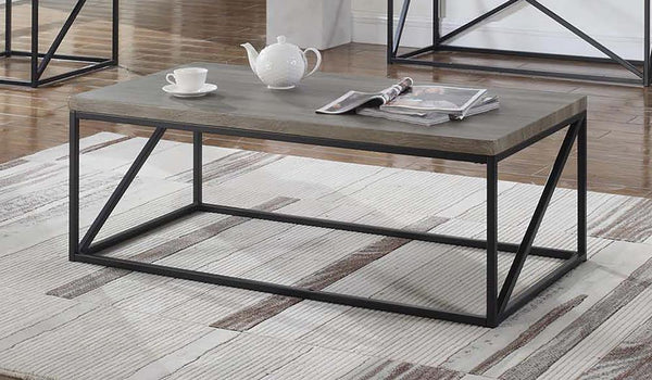 Rectangular Coffee Table - Black-Washburn's Home Furnishings