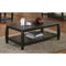 Rectangular Coffee Table With Lower Shelf - Brown-Washburn's Home Furnishings