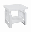 Rectangular End Table - White-Washburn's Home Furnishings