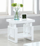 Rectangular End Table - White-Washburn's Home Furnishings