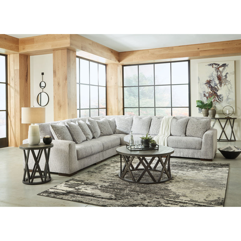 Regent Park - Pewter - Left Arm Facing Corner Chair 5 Pc Sectional-Washburn's Home Furnishings