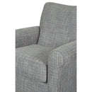 Renley - Ash - Swivel Glider Accent Chair-Washburn's Home Furnishings