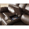 Ricmen - Walnut - PWR REC Loveseat/ADJ Headrest-Washburn's Home Furnishings