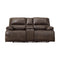 Ricmen - Walnut - PWR REC Loveseat/ADJ Headrest-Washburn's Home Furnishings