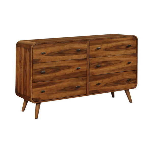 Robyn - 6-drawer Dresser - Brown-Washburn's Home Furnishings