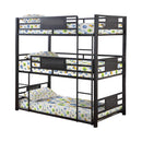 Rogen - Triple Bunk Bed - Full Over Full Over Full Triple Bunk Bed-Washburn's Home Furnishings