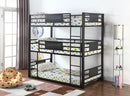 Rogen - Triple Bunk Bed - Full Over Full Over Full Triple Bunk Bed-Washburn's Home Furnishings