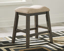 Rokane - Light Brown - Counter Height Bar Stool (set Of 2)-Washburn's Home Furnishings