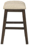 Rokane - Light Brown - Counter Height Bar Stool (set Of 2)-Washburn's Home Furnishings