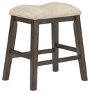 Rokane - Light Brown - Counter Height Bar Stool (set Of 2)-Washburn's Home Furnishings