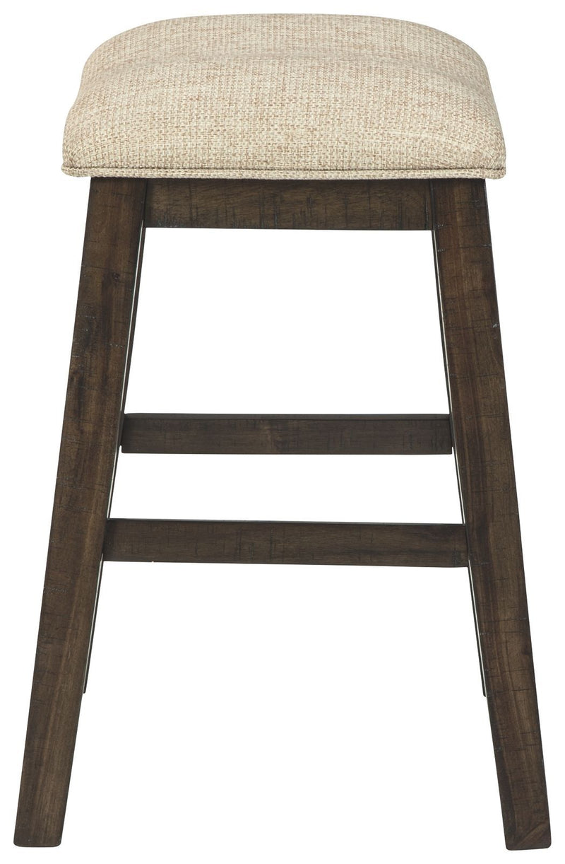 Rokane - Light Brown - Upholstered Stool (2/cn)-Washburn's Home Furnishings