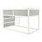 Romanton - Gray/white - Twin Loft Bed-Washburn's Home Furnishings