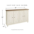 Roranville - Antique White - Accent Cabinet-Washburn's Home Furnishings