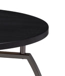 Round Coffee Table - Black-Washburn's Home Furnishings