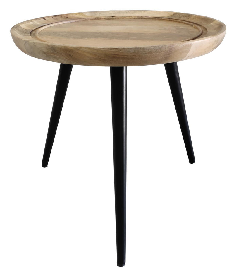 Round End Table - Light Brown-Washburn's Home Furnishings