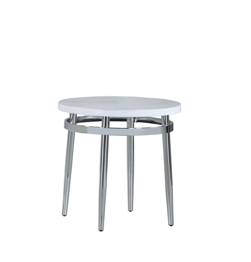 Round End Table - Pearl Silver-Washburn's Home Furnishings