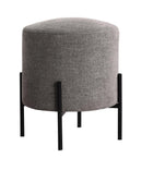 Round Ottoman Grey-Washburn's Home Furnishings